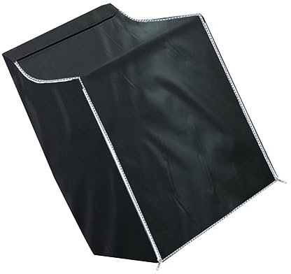 SHINEOFI copri lavatrice Copertina protettori coperchio della macchina a caricamento dall'alto asciugatura protezione per lavatrice copertura lavasciuga Panno Oxford Black