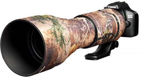 easyCover - Lens Protection Camouflage Cover - Objektivschutz - Schutz für Ihr Kameraobjektiv - Tamron 150-600mm F/5-6.3 Di VC USD G2 True Timber HTC - Kanati
