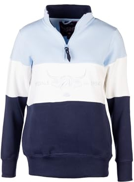 Rydale Ladies Country Sweatshirt Embroidered Women's Sweater Striped Women