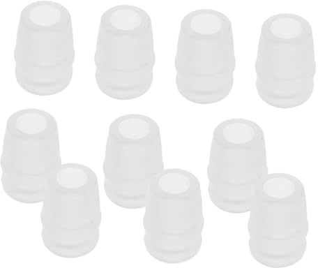 OFFIGAM 10pcs Soft Silicone Bite Valve Replacement Nozzles for Sports Water Bottles Lightweight Mouthpiece with Antileak Design for Running Cycling Mountain Climbing Outdoor Hydration