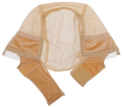 Lace Velvet Lace Front Perückenkappe in Beige Verstellbare