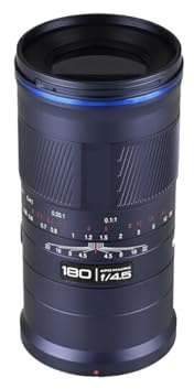 180 mm F4,5 AF/MF 1,5 x Ultra-Makro-APO-Objektiv, kompatibel mit Sony A7III, kompatibel mit Canon R5(MF,L-Mount)