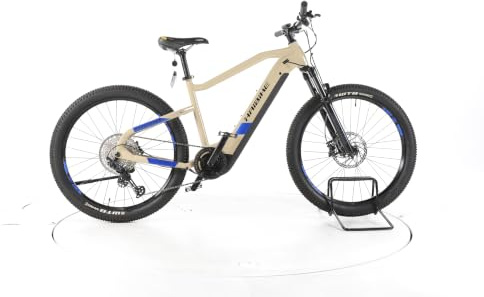 HAIBIKE E Bike HardSeven 7 E-Bike Hardtail Herren 27,5 Zoll Elektrofahrrad, Yamaha 70 Nm 630 Wh, 12 Gänge, Hydraulische Scheibenbremse 169-178 cm beige (Generalüberholt)