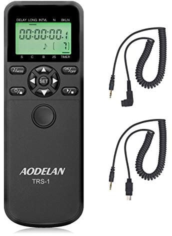 AODELAN Telecomando Intervallometro Timer Telecomando e Schermo LCD Wired Remoto per Sony A7, A7II, A7R, A7RII, ILCE 6300, ILCE 6500, ILCE-7SM2