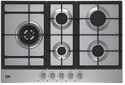 Beko 1600047300 Piano di lavoro 5 fuochi, Multicolore