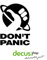 Don't Panic - Per Anhalter durch die Galaxis Hitchhiker's Guide // Sticker OEM JDM Style Aufkleber