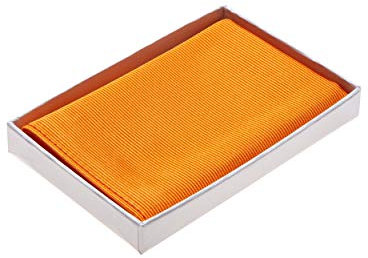 Tinitex Einstecktuch Orange reine Seide 25x25cm einfarbig uni