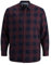 JACK & JONES Jjegingham Twill Shirt L/S PS Noos Chemise, Port Royale, 4XL Grande Taille Hommes