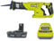 RYOBI Kit per sega a moto alternativo senza fili, 18 Volt, batteria e caricabatterie (senza confezione al dettaglio, confezione sfusa)
