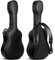 CAHAYA Akustikgitarre Koffer schwarzem Gitarrenkoffer ABS Wasserdichter Hartschalenkoffer 1,5 cm dicke Polsterung geeignet für 41 Zoll Gitarre CY0248