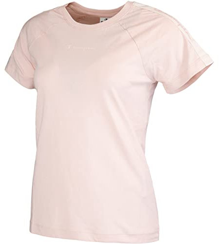 Champion Logo Tape Women Shirt (L, apricot)