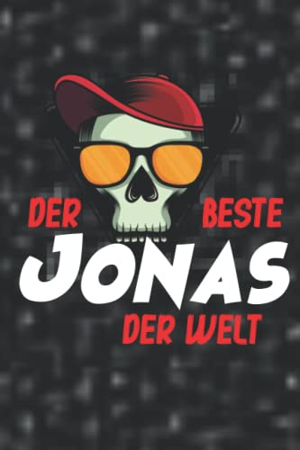 Der beste Jonas der Welt 🎁 Das Geschenk für den besten Jonas: Liniertes Notizbuch im edlen Cover | Prima als Geschenk für Jonas