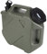 Umikk Bidón de agua con grifo de 10 – 18 L, para camping, sin BPA, bidón de agua potable, bidón portátil multiusos, depósito de agua, depósito de agua para camping con asas
