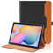Hülle für Samsung P620 Galaxy Tab S6 Lite 10.4 2024/2022/2020 SM-P620/ P625/ P610/ P613/ P615/ P619 PU Schutzhülle mit Tasche Auto Schlaf/Aufwach Funktion Smart Cover mit Standfunktion -Schwarz