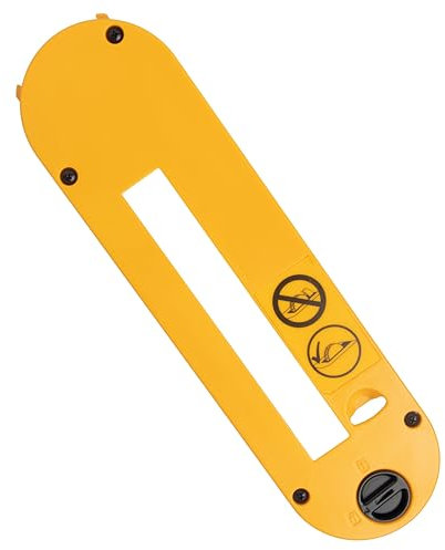 TonGass Dado Throat Plate Compatible with DeWalt 10 Portable Table Saw, Fits for DWE7490, DWE7491, DWE7491RS (Type 2), DWE7492 - Made from Aluminum Alloy