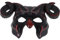 SAFIGLE Teufelsmaske Halloween Ziegenhörner Tierische Halbgesichtsmaske Halloween-cosplay-maske Ochsenhornmasken Teufelshörner -hörner-maske Gruselige 3d Bilden Plastik Zubehör