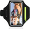 BIIULHCI Sports Armband Mobile Phone Holder for Redmi Note 10 5G/4G/10S/11/12 Pro Plus/11S/12S, Jogging Armband with Headphones Bag, Reflective Design, Black