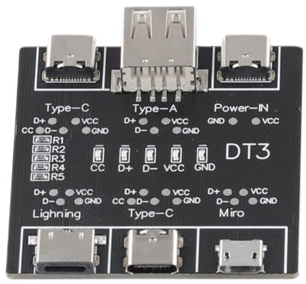 LYEAA USB cable tester data cable detection board Quick Health Checker, Type-C Board for iOS Android Devices