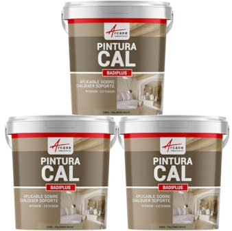 Enjalbegado de Cal para Paredes Interiores y Fachadas Exteriores - BADIPLUS - Palermo - Beige - ARCANE INDUSTRIES