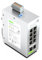 WAGO Switch industriale 852-1813/010-000 | 8 porte ETHERNET 10/100/1000 MBit/s Autonegotiazione e diagnostica LED anteriori | 2 slot SFP per fibra ottica | 8000 indirizzi MAC assoluti