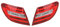 Generic Rückleuchten Rückleuchten Montage Für Mercedes Benz 2011–2014 C-Klasse W204 C180 C200 C220 C250 C260 C280 C300 Rückfahrscheinwerfer