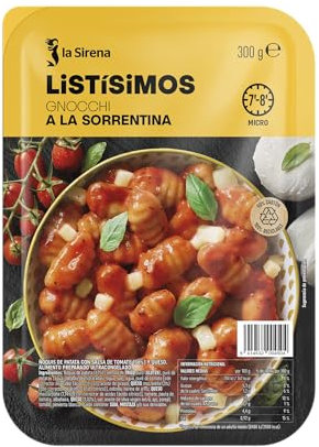 La Sirena Listísimos Gnocchi A La Sorrentina, 300g (Congelado)