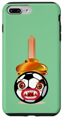 Fußball Installateur Pömpel Saugglocke Klempner Hülle für iPhone 7 Plus/8 Plus