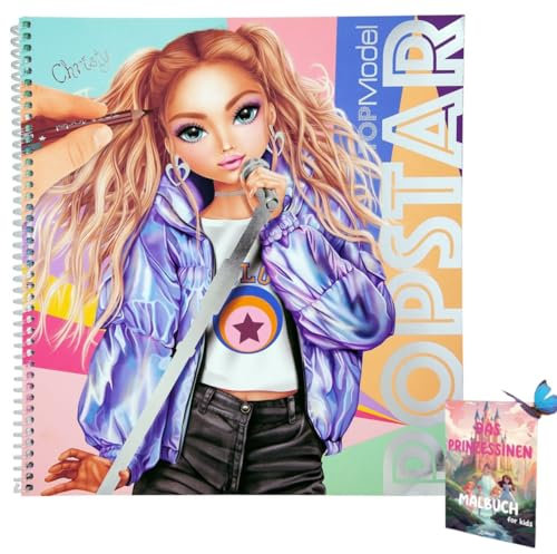 TOPModel Malbuch (TOPModel Popstar Malbuch und Kidstell eBook Ausmalbuch Prinzessin)