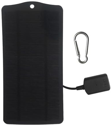 Chargeur Solaire Mobile - Panneau Solaire 5 V, Chargeur Externe Téléphone | Chargeur Solaire Pratique, Chargeur de Voyage, Panneau Solaire Camping, Chargeur Solaire Écologique | Solution Énergie Renou