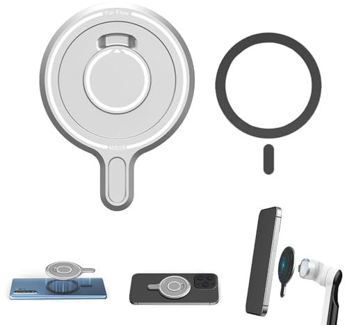 CERFFOOL Gimbal Magnetic Adapter Base for Insta360 Flow Aluminium Alloy for Magsafe iPhone 16 15 14 13 12 for Huawei Xiaomi Oppo Phone Accessories