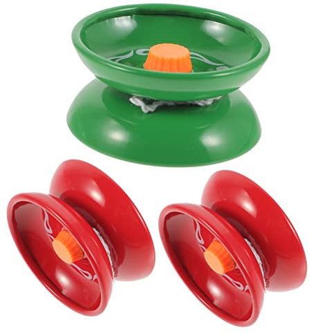 COSMEVIVI Legierungsmaterial 3pcs String Yoyo Spielzeug Kinder String Pädagogisches Spielzeug Gyroskop Zufällige Farbe