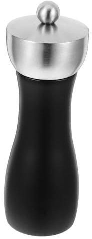 KICHOUSE Hand-Operated Oak Pepper Adjustable Coarseness Manual Mill for Home Kitchen for Seasoning Design