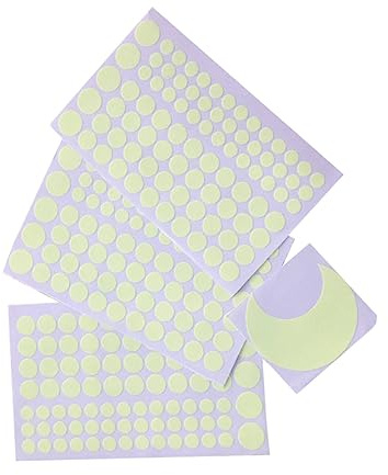 VICASKY 1 Satz Sternaufkleber Fröbelsterne Beleuchtet Leuchtpunkte Leuchtende Dekoration Leuchtende Wandsticker Wand Polsterung Wandaufkleber Tapete Wandtattoos 3st