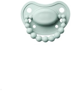 LUU - Ciuccio 6+ mesi - Succhietto in Silicone Medicale per Bambini, Favorisce il Corretto Sviluppo della Cavità Orale e dei Denti, senza BPA - Frozen Sage