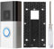 No-Drill Ring Doorbell Mount,Adjustable Mounting Bracket with Accessories,Compatible with Ring Video Doorbell 3/3 Plus/4/Plus/Pro Ring Doorbell Accessories for Apartment Home Office