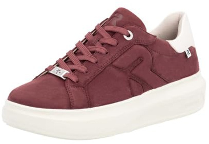 Rieker Sneaker - Bordeaux/Weiß Synthetik Schuhgröße 39, Weite Normal
