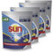 Sun Professional Optimum All in 1 - Spülmaschinenkapseln All in 1, mit Klarspüler und Salz, geeignet für Haushalts- und Gewerbegeschirrspüler - 4 x 52 Stk.