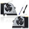 Lot de 2 ventilateurs de refroidissement pour ordinateur portable ASUS Rog Zephyrus G14 2020 (GA401IH GA401II GA401IU GA401IV GA401IVC), P/N : 13NR03F0AP0101 FMBB, 13NR03F0AP0301 FMBB C avec 2