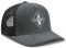 Soulbuddy Trucker Cap Kinder – Unisex Kinderkappe – Schirmmütze für Jungen & Mädchen – Trendiger Sonnenhut für Outdoor & Freizeit – Dark Grey – Größe L