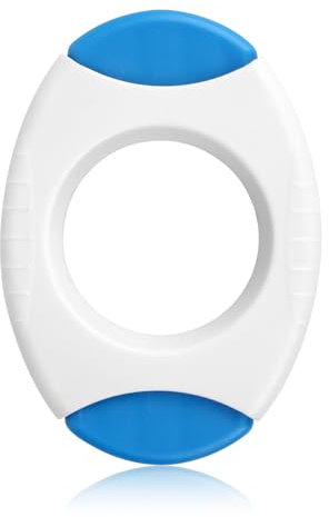 lasuroa Ouvre-coquille d'Œuf, Amélioré Coupe-Œufs Portable Rapide Éplucheur et Casse-Œufs Outil de Séparation pour Œufs Durs Crus Cuisine Pâtisserie Gadget de Cuisine (Bleu)
