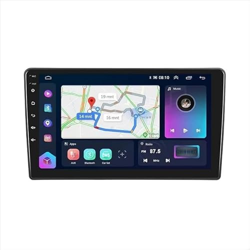 Pantalla de CarPlay para Peugeot 308 (2013-2017) para Sistema Inteligente 2DIN GPS Estéreo Reproductor Multimedia(2G+64G CarPlay)