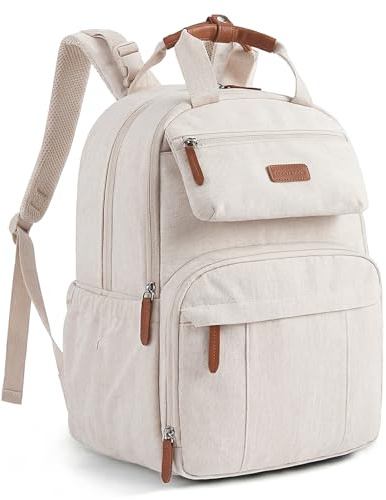mommore Wickelrucksack Groß Wickeltasche Kinderwagen Geburt für Unterwegs | 29x20x41cm Diaper Bag mit Mehrere Fächer Wickelunterlage Isolierschicht Kinderwagengurte, Lässig Reise Babytasche Rucksack