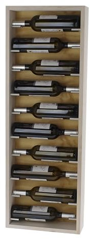Expovinalia ex9116 Wand-Weinregal, Kapazität 10 Flaschen, Kiefer-weiß