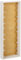 Expovinalia ex9116 Botellero de Pared, Capacidad 10 Botellas, Blanco Pino, 56x12x105 cm