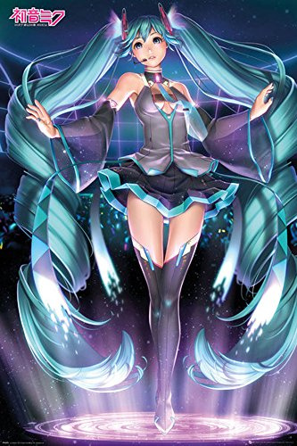 Hatsune Miku - Poster - Projection + Ü-Poster