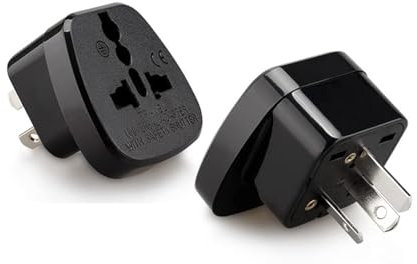 UK to Australia Adapter By aPlug. Pack of 2 - Works Throughout Australia and New Zealand - Super Reliable. UK To Australia Plug Adaptor. UK Australia Adapter