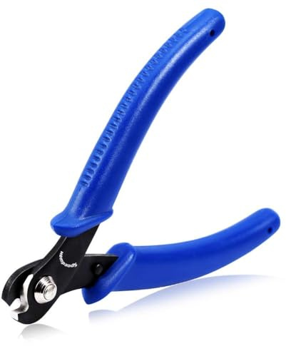 SPEEDWOX Pince coupante de fil à mémoire de forme pour la fabrication de bijoux - 12,7 cm - Miniature en acier dur - Outil de travail pour les loisirs créatifs - Électronique - Fabrication de bijoux