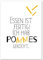 Poster, Kunstdruck, Bild, Küchenbild, Vegan, Pommes, Sprüche, Essen ist fertig. Hab Pommes gekocht! OHNE RAHMEN