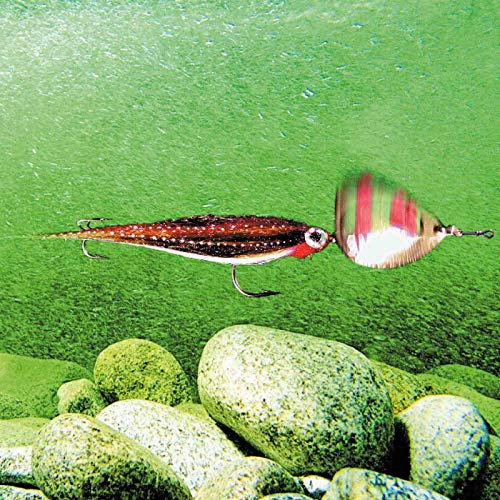 Mepps Spinner Forellen Angeln Kunstköder - Agila TW 3,6g Streamer Silber