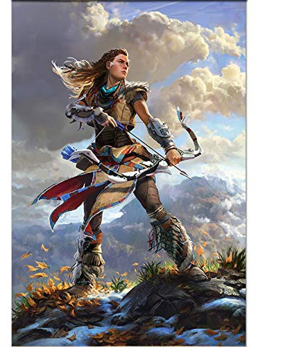 PCCASEWIND Horizon Zero Dawn Hd-Spielplakat Auf Leinwand Gedruckt Moderne Wand Dekorative Einzigartige Geschenk Malerei (40X50Cm Ohne Rahmen) Ad-1661